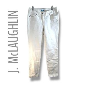 J MCLAUGHLIN WHITE JEANS SZ 2